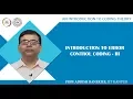 Introduction to Error Control Coding-III