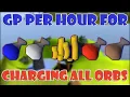 COMPLETE Actual XP Rates of Charging ALL Orbs in OSRS