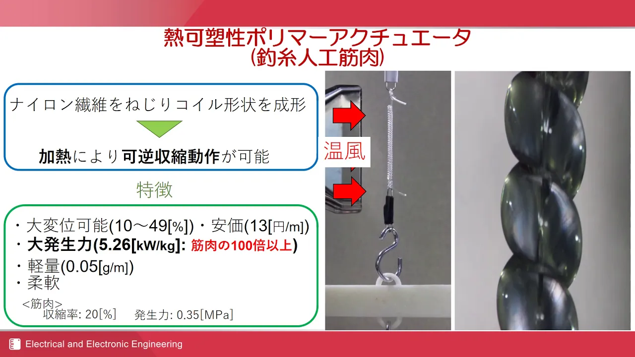 電気電子工学 | やわらかさを利用した新しいロボット技術(生体医工学研究室)