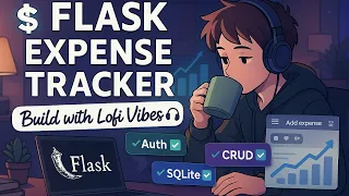 Build a Smart Expense Tracker with Flask SQLite Full Tutorial Auth CRUD Lofi Vibe