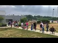 Long lines at Randolph motor vehicle agency on opening day