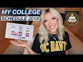 MY COLLEGE SCHEDULE FALL 2019 UC Davis pre-med planning w Shovel