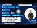 SPPU s FE - PPS Session 35 Lab Assignment 11