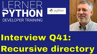 Python interview question Recursive directory listing