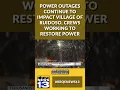 Power outages continue to impact Village of Ruidoso crews working to restore power