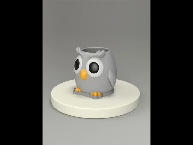 Mini Owl Animal Planter video thumbnail