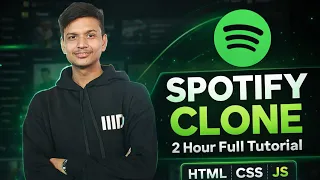 Spotify Clone Website from Scratch HTML CSS JS Full 2 Hour Tutorial