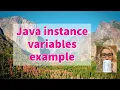 7 Java Instance variables set and get methods Java with Ali