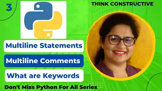 Python Statement Python Comment Python Keyword Python Basics L - 3