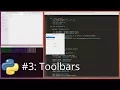 Python GUI Development - Toolbars