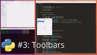 Python GUI Development - Toolbars