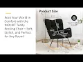 Rock Your World in Comfort w/ the NIOIIKIT Teddy Rocking Chair– Soft, Stylish & Perfect for Any Room