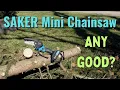 Saker Mini Electric Chainsaw - PUT TO THE TEST