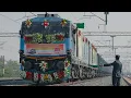 Download Lagu World’s first Electric hauled Double Stack 1.5 Km long Container Train - Indian Railways