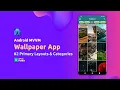 Android VM Wallpaper App Tutorial Primary Layouts Categories Android Studio Tutorial