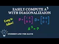 How to Compute Matrix Powers Using Diagonalization