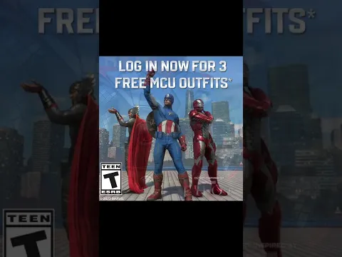 Free MCU-Inspired Outfits for Logging Into Marvel's Avengers! #shorts