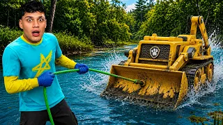 ENCONTREI UM TRATOR SECRETO DE BAIXO D'AGUA no GTA 5