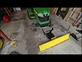 How to Install 44 Front Blade on John Deere Riding Mower