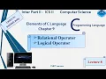C Language Ch9 Relational Operator Compound Conditions Logical Operators Computer Science
