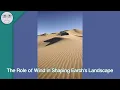The Role of Wind in Shaping Earth s Landscape