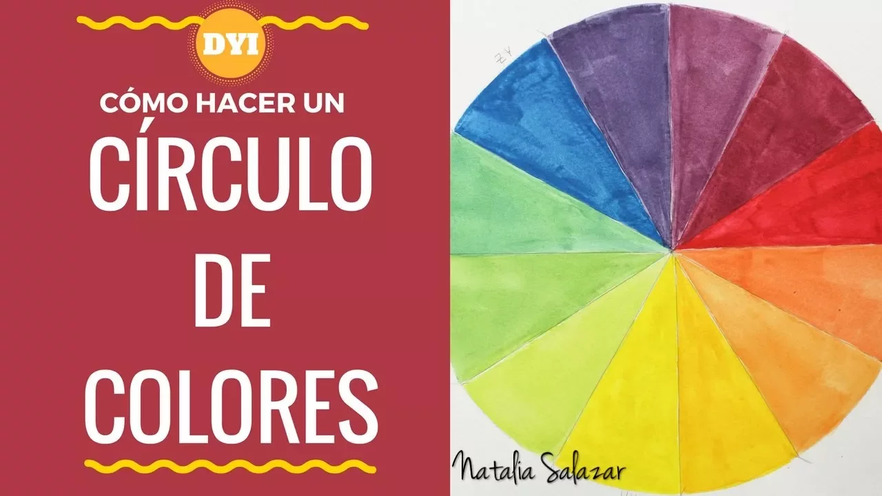 Círculo de Colores: Colores primarios, secundarios y terciarios| Natalia Salazar