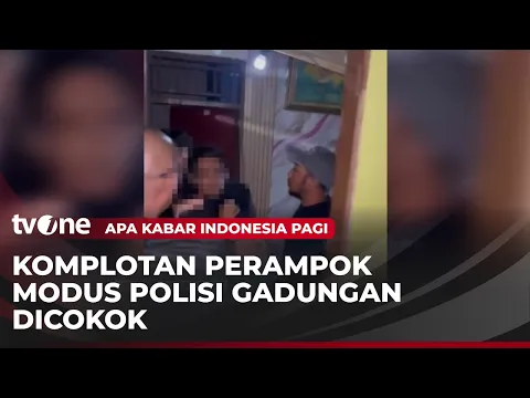 Perampok Berkedok Polisi Hingga Wartawan Ditangkap