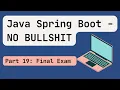 Java Spring Boot 2024 Part 19 Final Exam