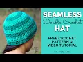 How to Crochet a Seamless Double Crochet Hat With or Without Stripes Yay For Yarn