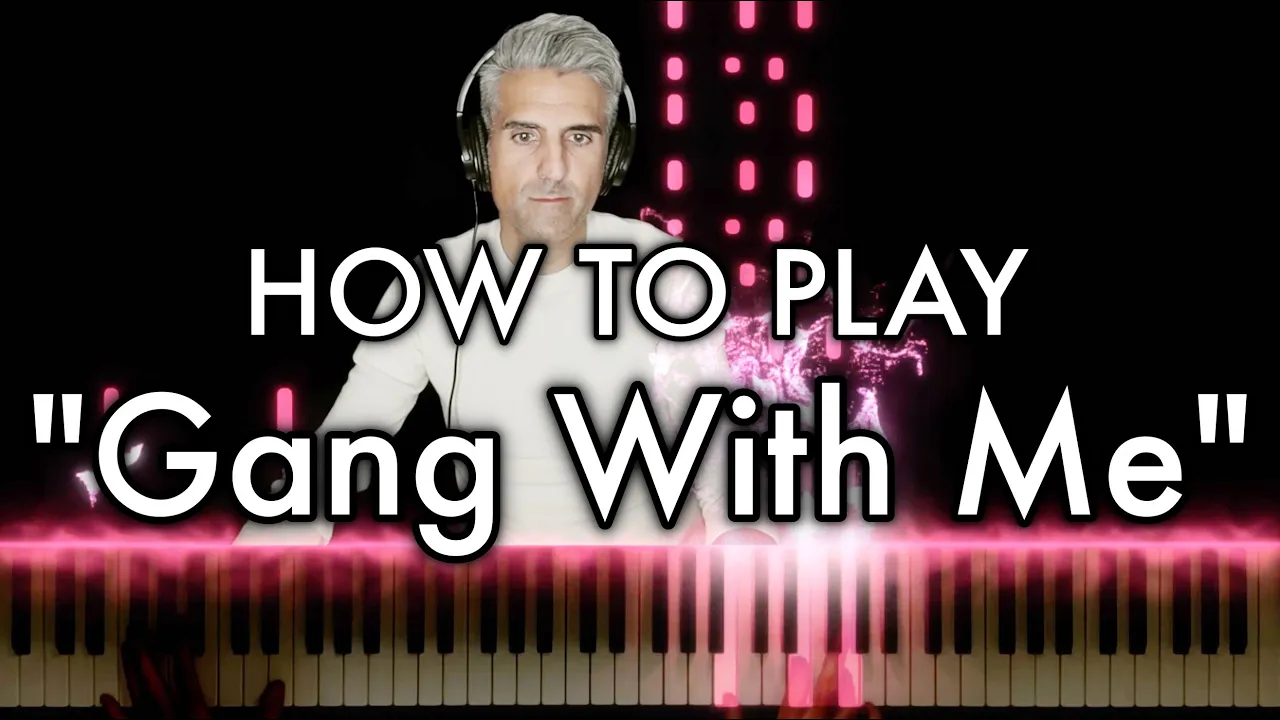 Polo G - Gang With Me PIANO TUTORIAL | Sheet Music | Chords | Instrumental | Karaoke
