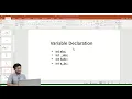 Rules of variable declaration Programming Language C