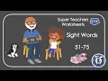 Super Teachers Worksheets Sight Words 51-75