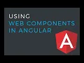 Using Web Components in an Angular project