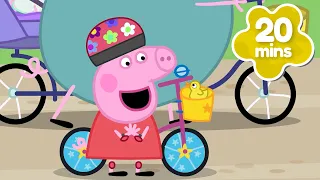 Peppa RESCUES Baby Duck on Bike Ride! 🐥🚲 Peppa Pig Tales Episodes | 20 Minutes