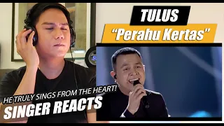 Download Tulus - Perahu Kertas | SINGER REACTION MP3