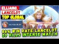 86% Win Rate Lancelot 20 Kills Intense Match [ Top Global Lancelot ] EliJang. - Mobile Legends Build