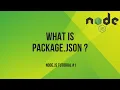 Node js Tutorial What is package json Explained