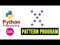 Python Pattern Programs - Printing Stars in X Shape