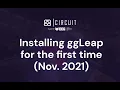 Installing ggLeap for the first time