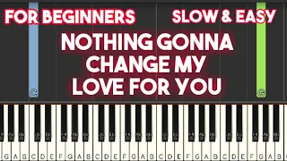 Download Nothing gonna change my love for you - George Benson | Easy Piano MP3