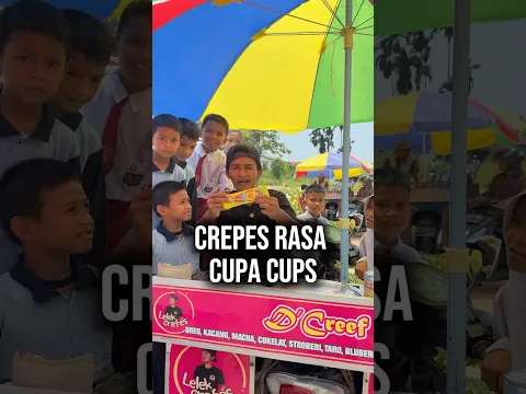 Crepes rasa cupa cups