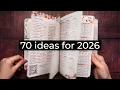 70 Bullet Journal Ideas for Your 2026 Setup