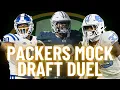 Green Bay Packers 2024 NFL Mock Draft DUEL FUN vs PREDICTIVE