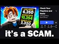 This Roblox Game Is A Scam