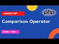 PHP Comparison Operators Tutorial in Hindi Urdu