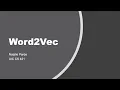Word2Vec