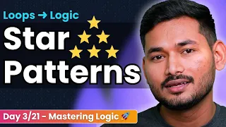 Master Star Patterns in JavaScript - Step by Step Day of Problem Solving with JavaScript