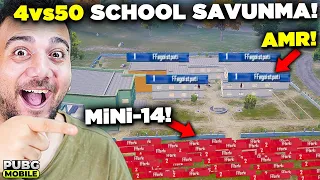 4 AMR vs 50 win94! SCHOOL BASKINI! EN ZOR KAPIŞMA! PUBG Mobile Ordu Savaşları