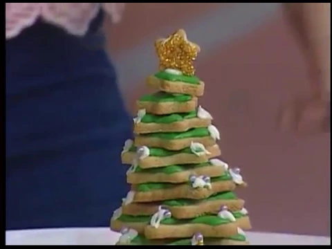 Aprenda a realizar un arbolito navideño con galletas