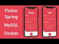 Spring Boot Flutter Login Registration Flutter Spring Boot Authentication REST API MySQL